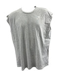Men's Gymshrk  Grey Sleeveless Gym Top