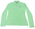 Green long sleeve collared polo shirt featuring Ryder Cup 2023 embroidery