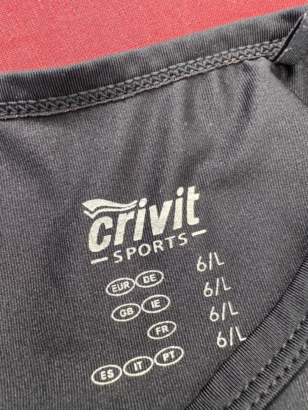 Crivit Black Athletic T-Shirt - kitround kitround product