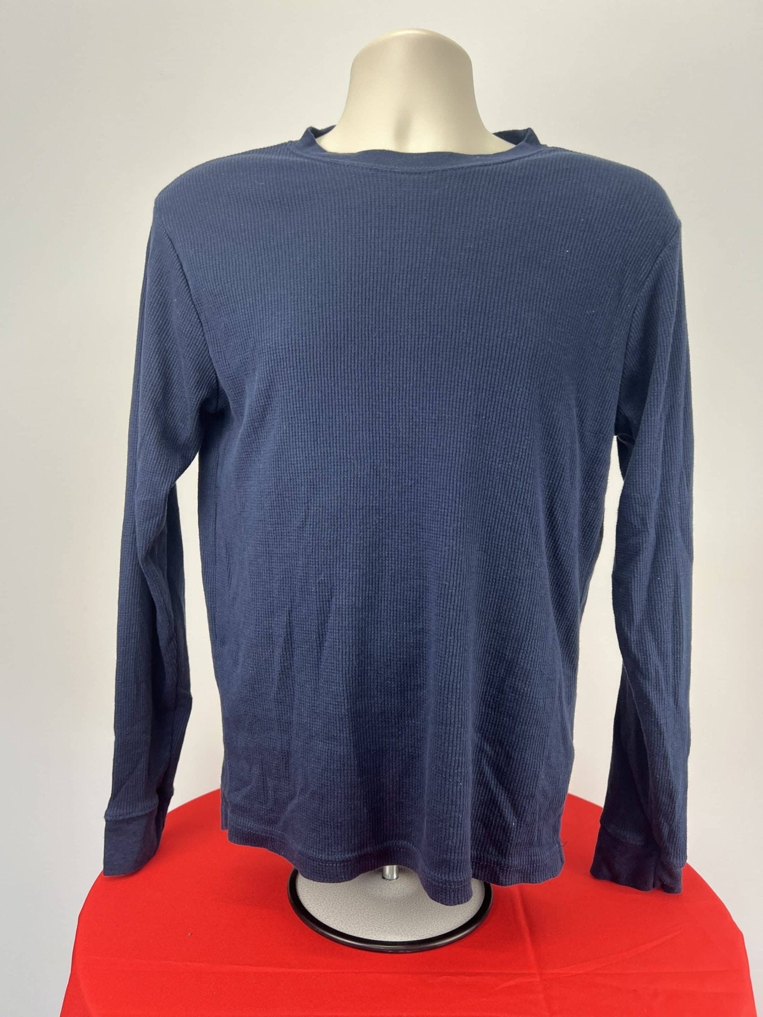 Dark Blue Long Sleeve Athletic Top - kitround kitround product