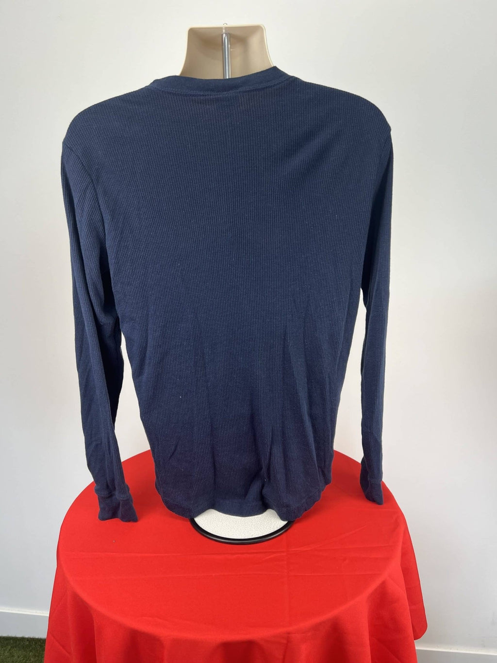 Dark Blue Long Sleeve Athletic Top - kitround kitround product