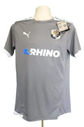  Dartford FC grey Puma football training top with club crest and sponsor logos