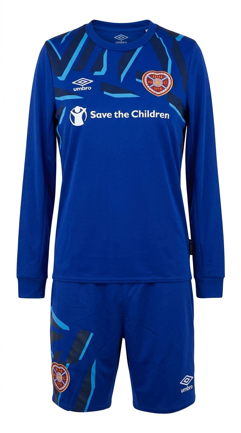 Enhanced Youths HMFC Umbro Hearts Football Strip Youth M - kitround kitround product