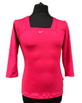 Nike Dri-FIT Pink Long Sleeve Women's Top - Size M