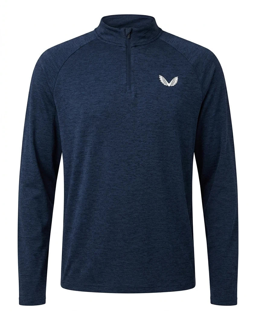 Enhanced Men's Castore Long Sleeved 1/4 Zip Underlayer Top - kitround kitround product