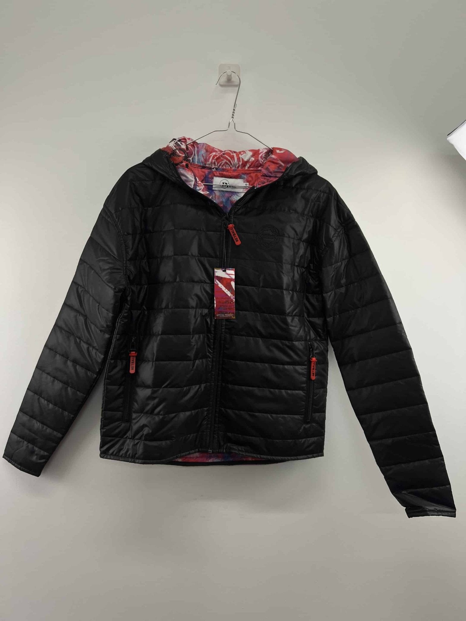 England Netball Graffiti Lined Quilted Jacket Size 10 - kitround England Netball product