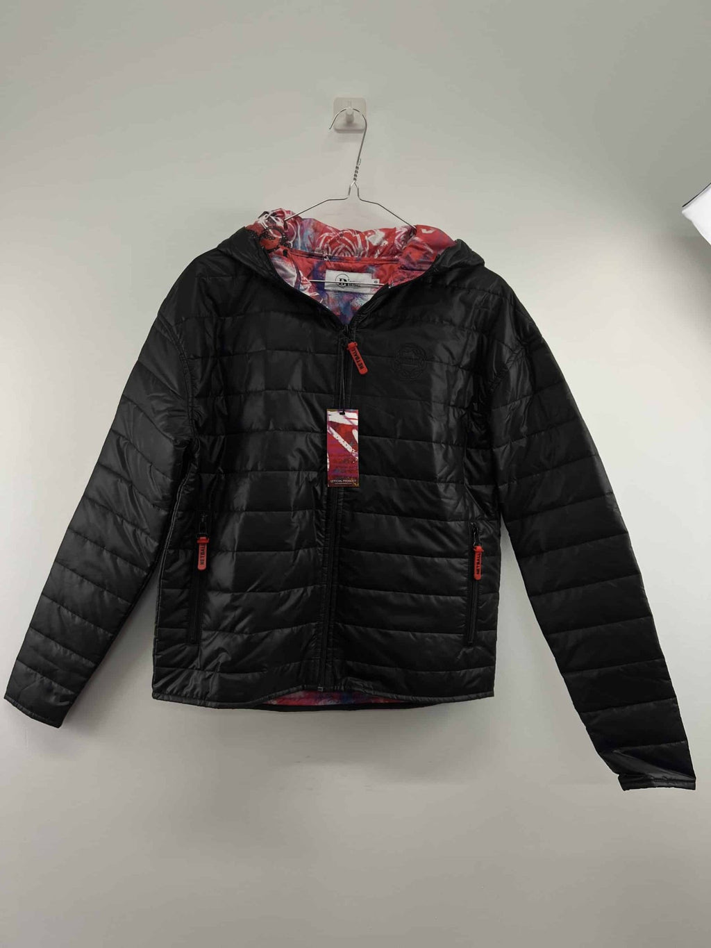 England Netball Graffiti Lined Quilted Jacket Size 8 - kitround England Netball product