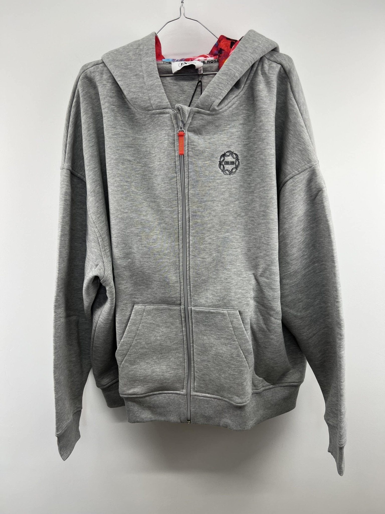 England Netball Graffiti Lined Zip Through Hoodie Size 22 - kitround England Netball product