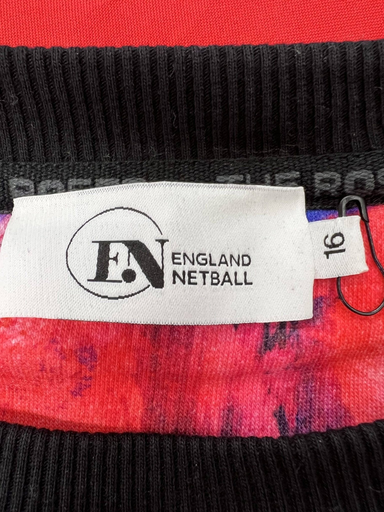 England Netball Graffiti Loose Fit Sweatshirt Size 16 - kitround England Netball product
