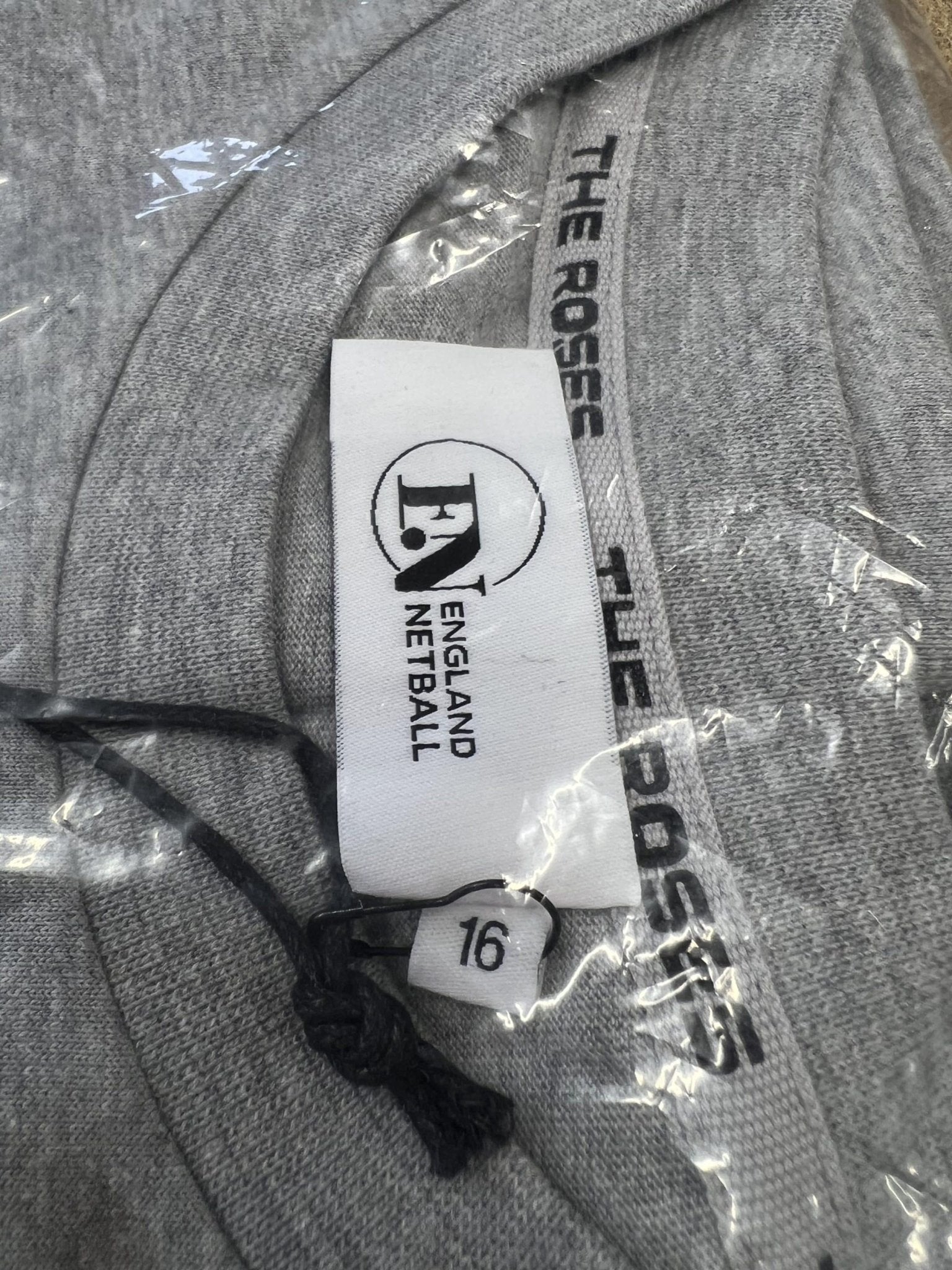 England Netball Graffiti Text Roses T-Shirt - kitround England Netball product