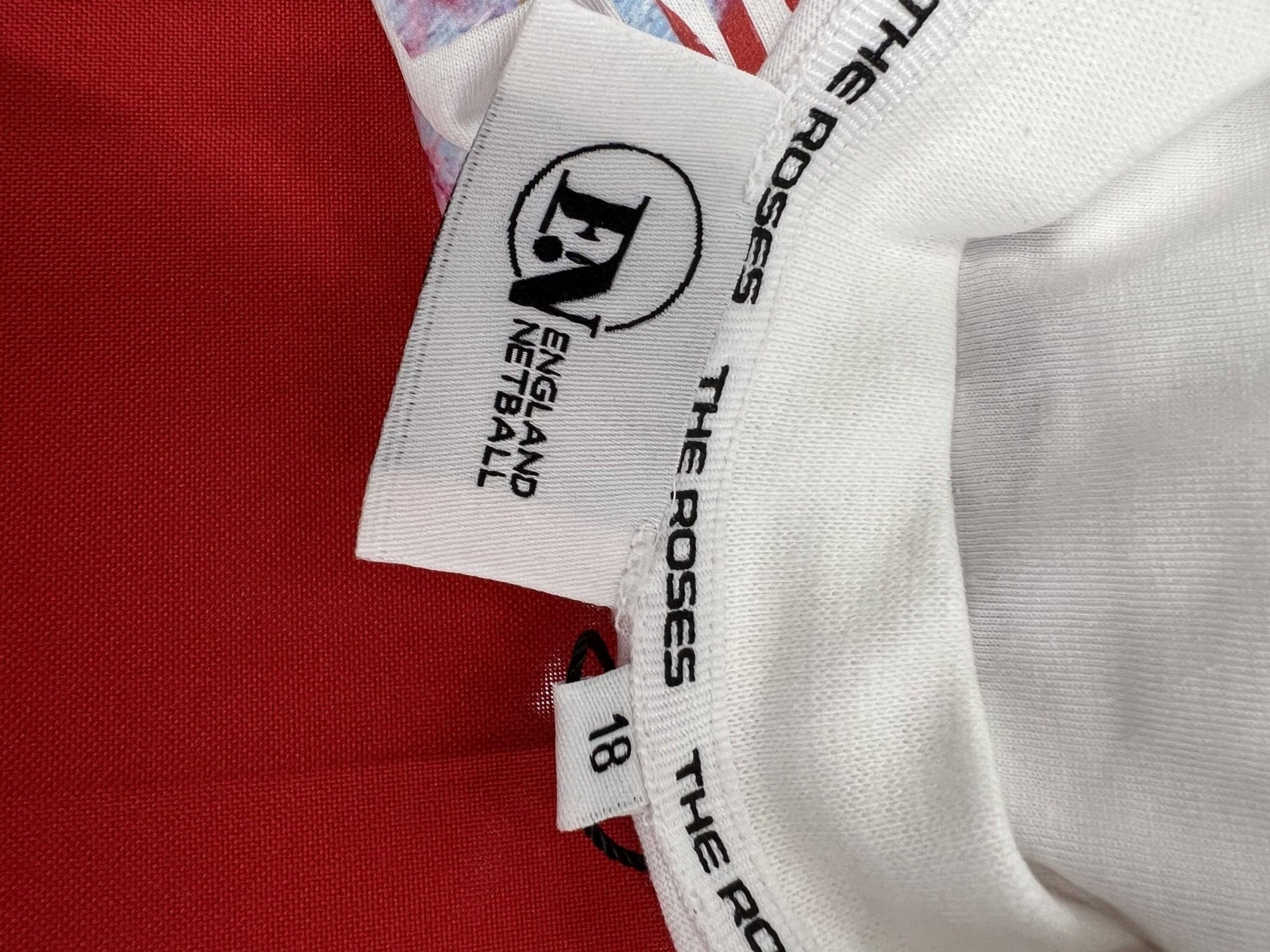 England Netball T-Shirt - Roses Design - kitround England Netball product