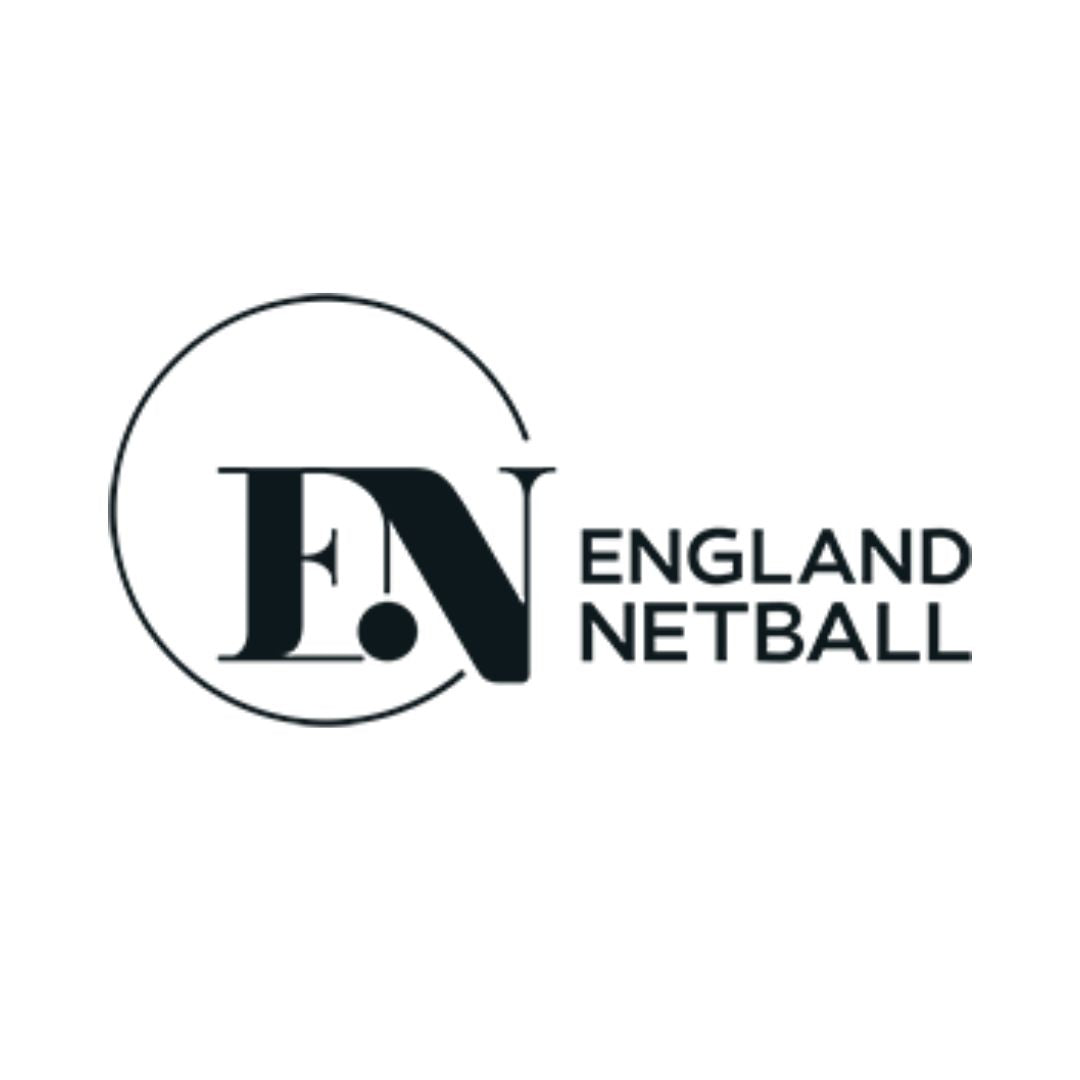 England Netball logo with 'FN' initials on a white background