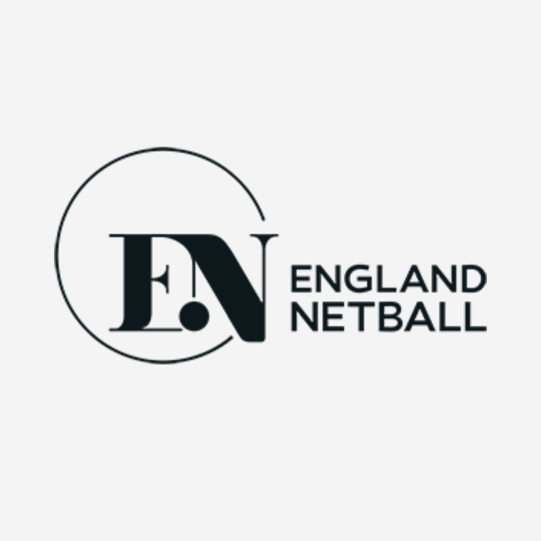 England Netball logo with 'FN' initials on a white background