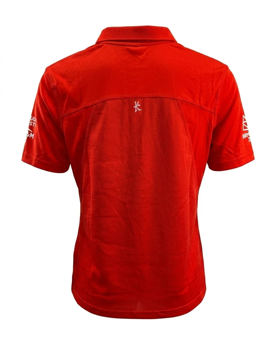 Kukri Team England Women's Red Polo Shirt Birmingham 2022