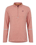 Karrimor X Lite Long Sleeve 1/2 Zip Top in Light Pink - UK 12
