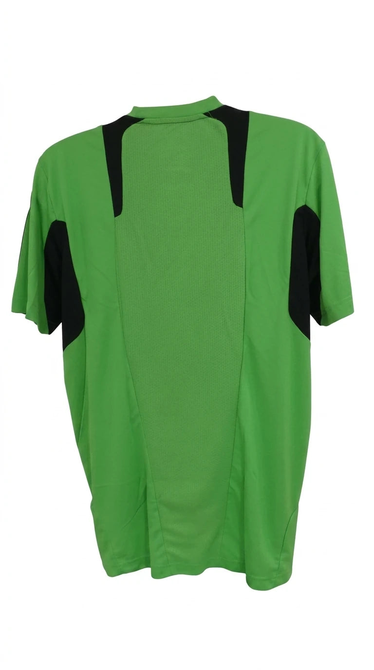 Lightweight adidas sports top in green with moisture-wicking fabric for comfort during workouts and sports activities