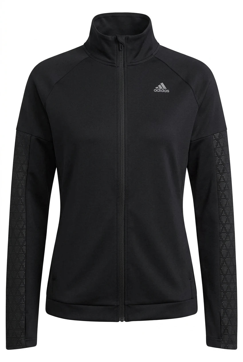 Women's adidas Climalite Fitted Zip Up Jacket - kitround 