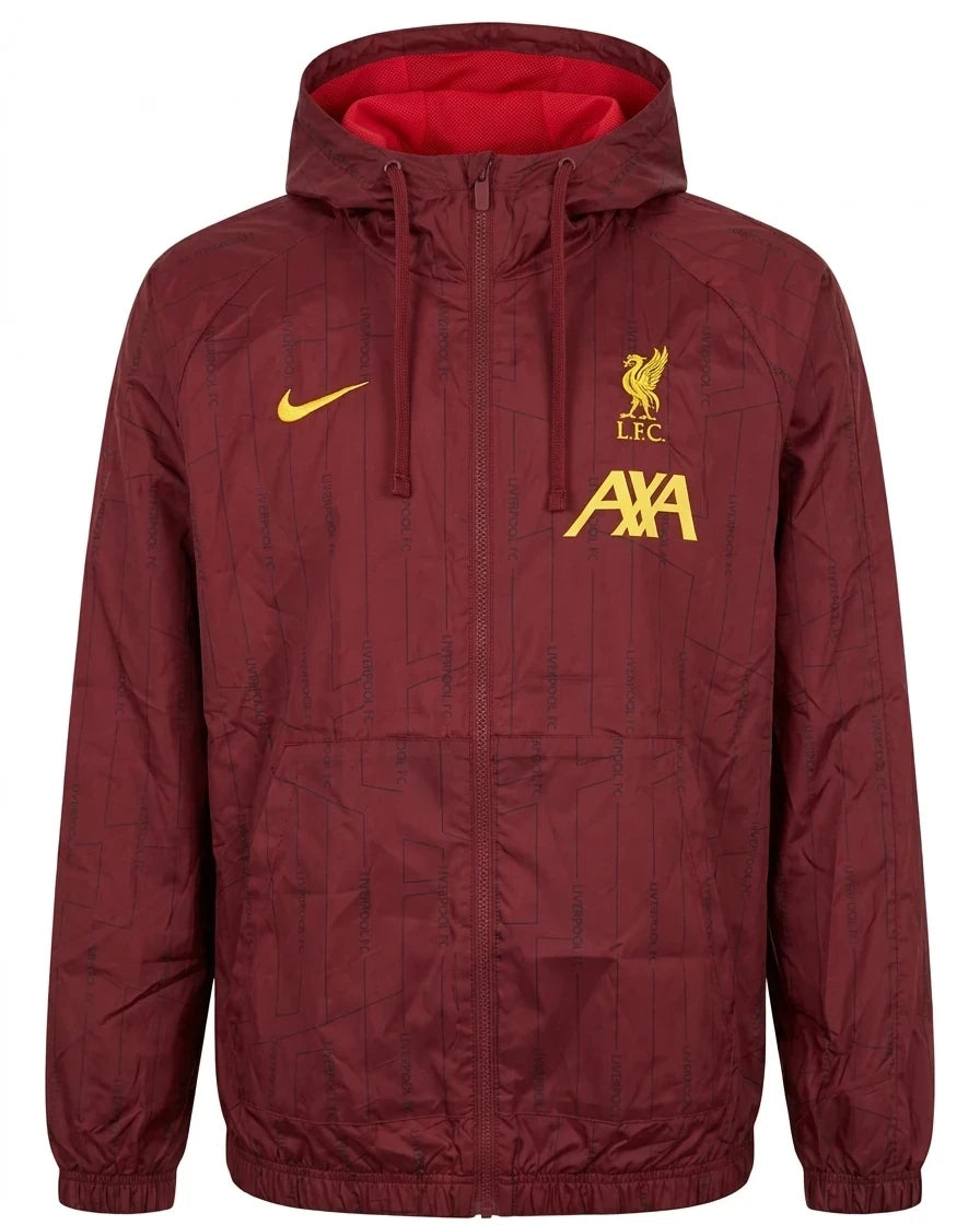 Liverpool FC Men's Lightweight Hooded Training Jacket - M