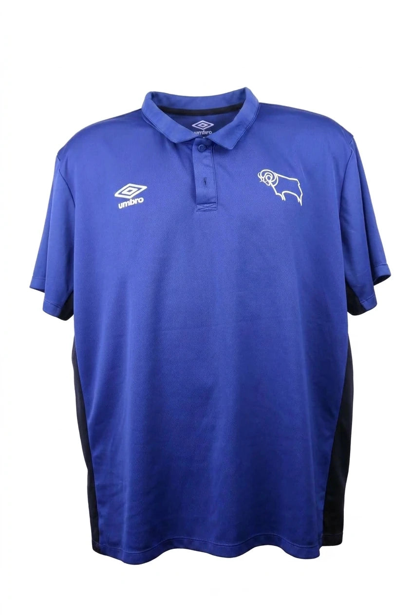 Enhanced Men's Umbro Derby County Polo Shirt - kitround Youth Sport Trust product
