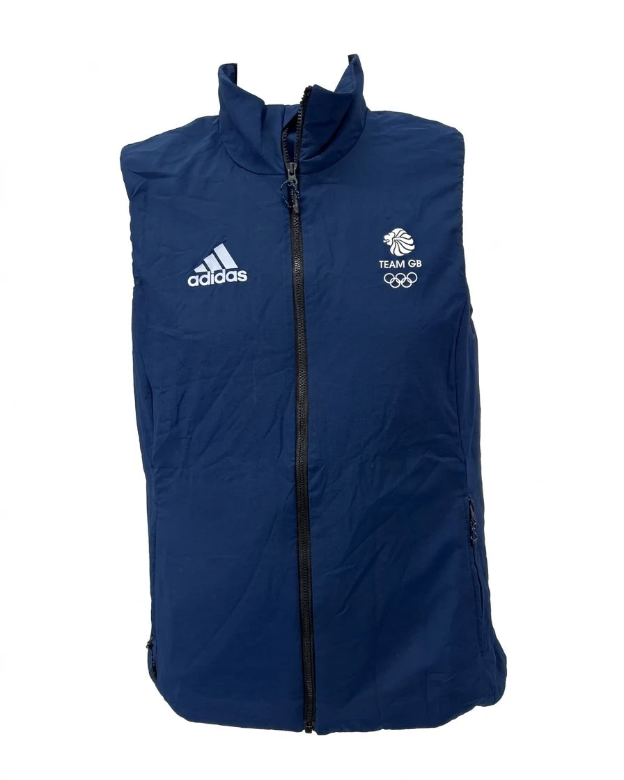 Women's adidas Team GB Navy Blue Gilet