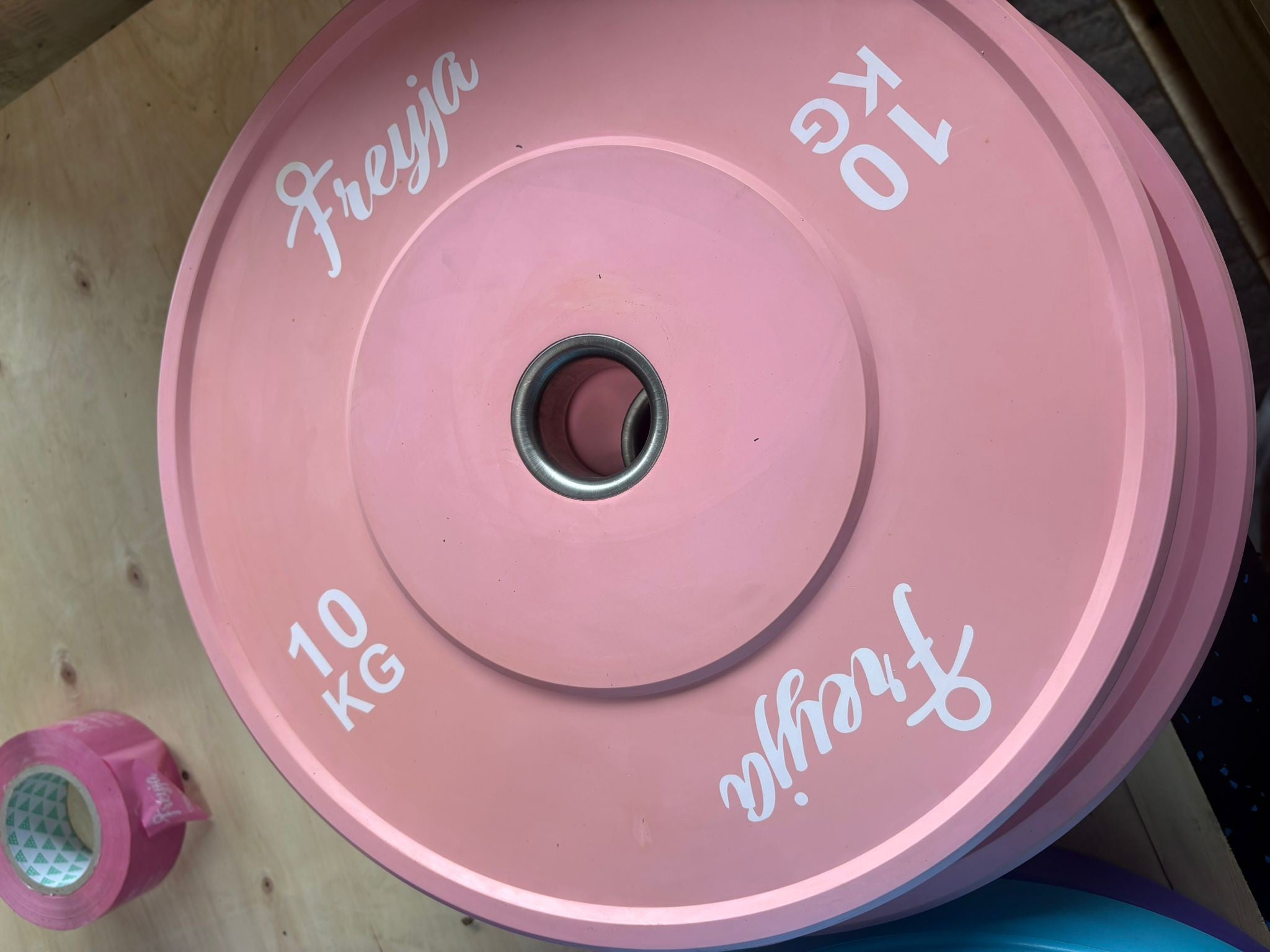 10kg Pink Bumper Plates