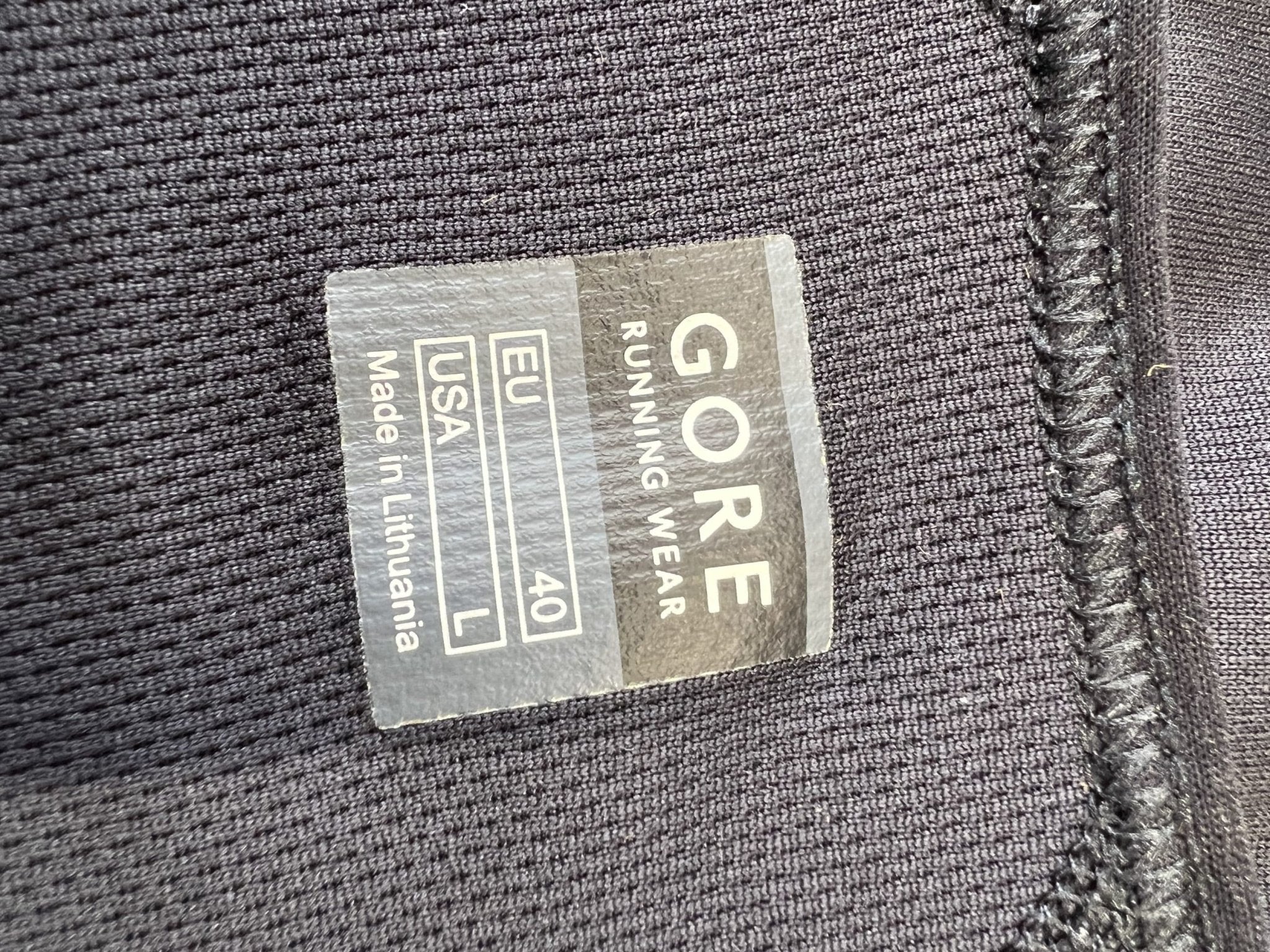 Gore Running Wear Black Long Sleeve Top - kitround kitround product