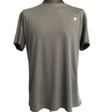 Front view of green Borg athletic t-shirt with small logo on chest