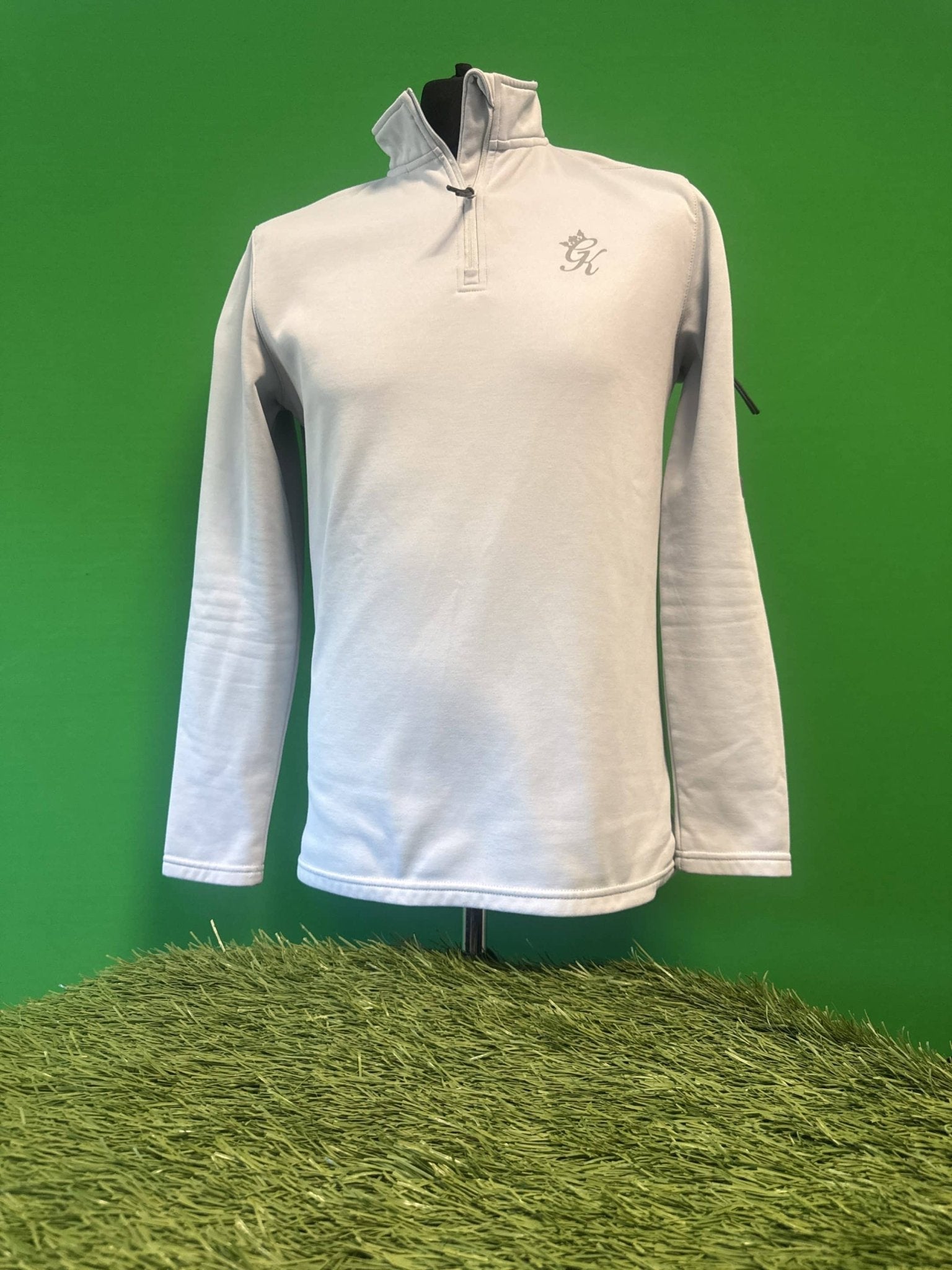 Grey Gym king quarter - Zip - kitround kitround product