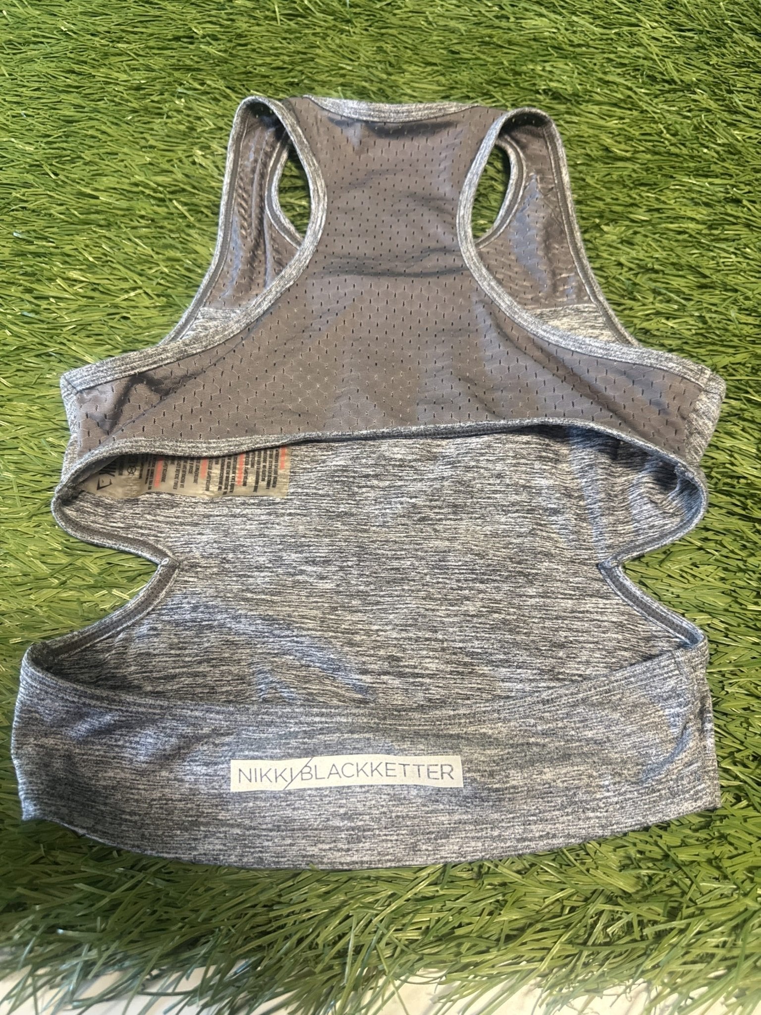 Grey Training Sports Bra - kitround kitround product