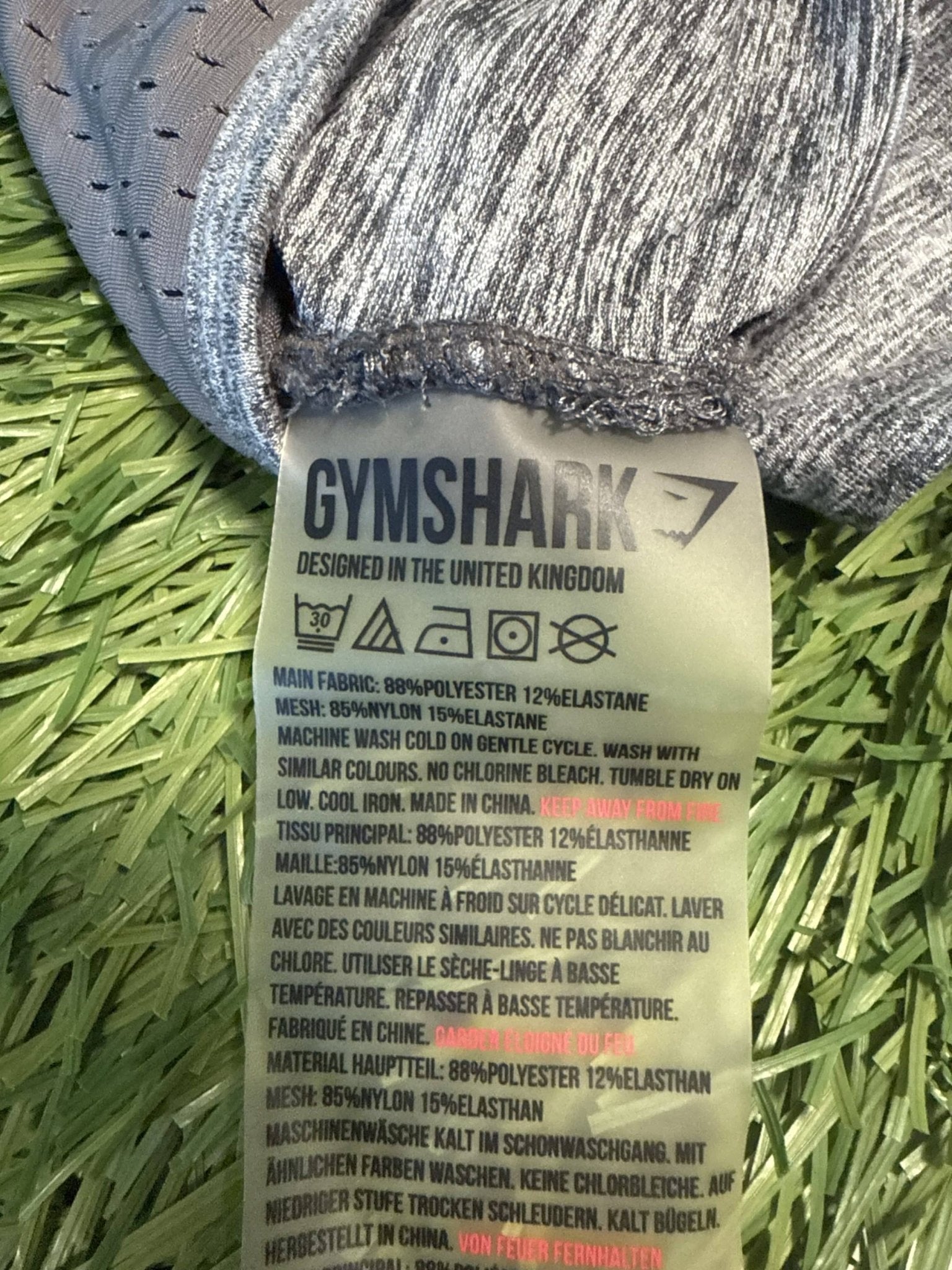 Grey Training Sports Bra - kitround kitround product