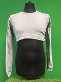 Gymshark Grey Long Sleeve Crop Top - kitround kitround product