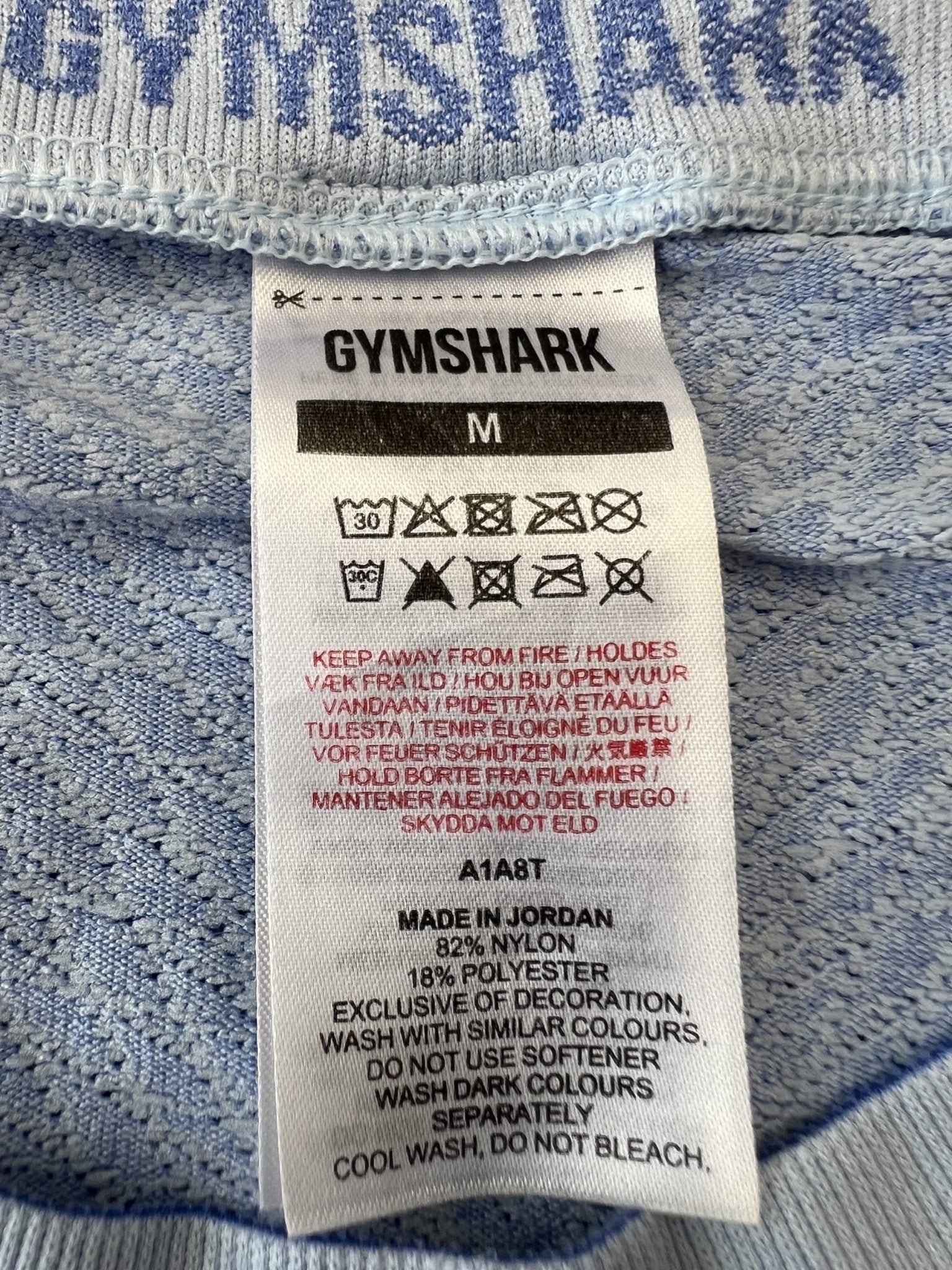 Gymshark Men's Light Blue T-Shirt - kitround kitround product