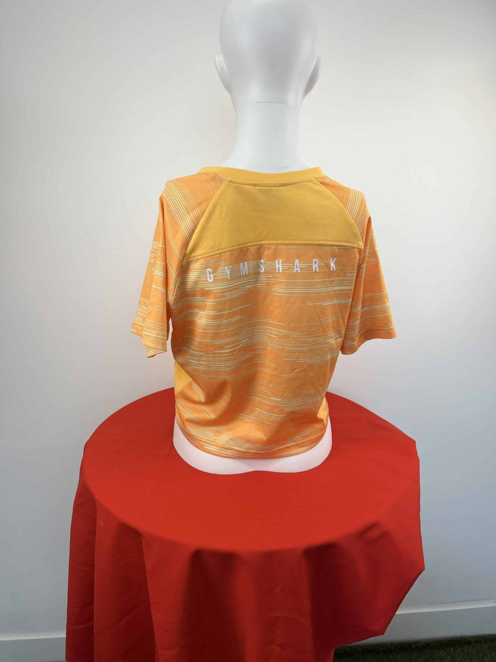 Gymshark Orange V - Neck Sports T-Shirt - kitround kitround product