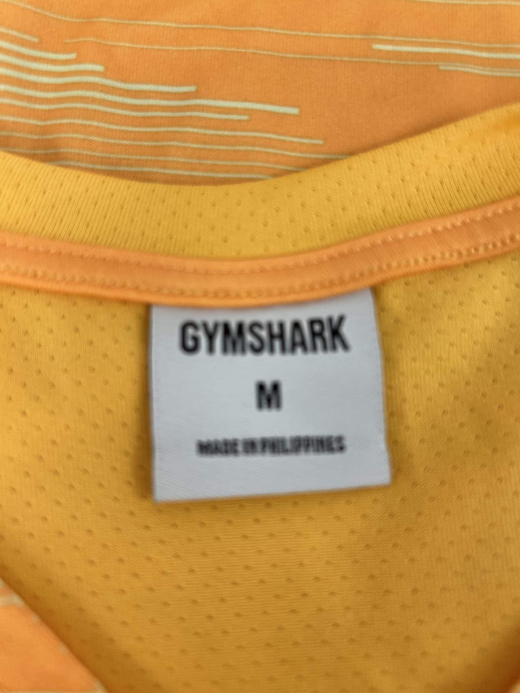 Gymshark Orange V - Neck Sports T-Shirt - kitround kitround product