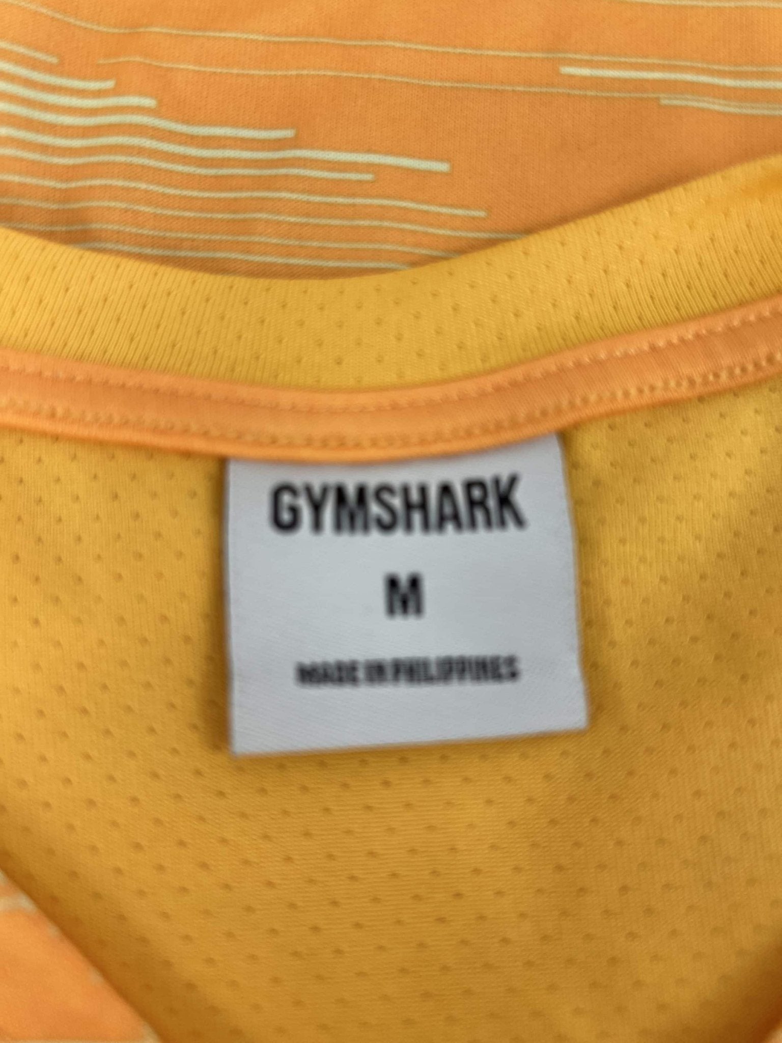 Gymshark Orange V - Neck Sports T-Shirt - kitround kitround product