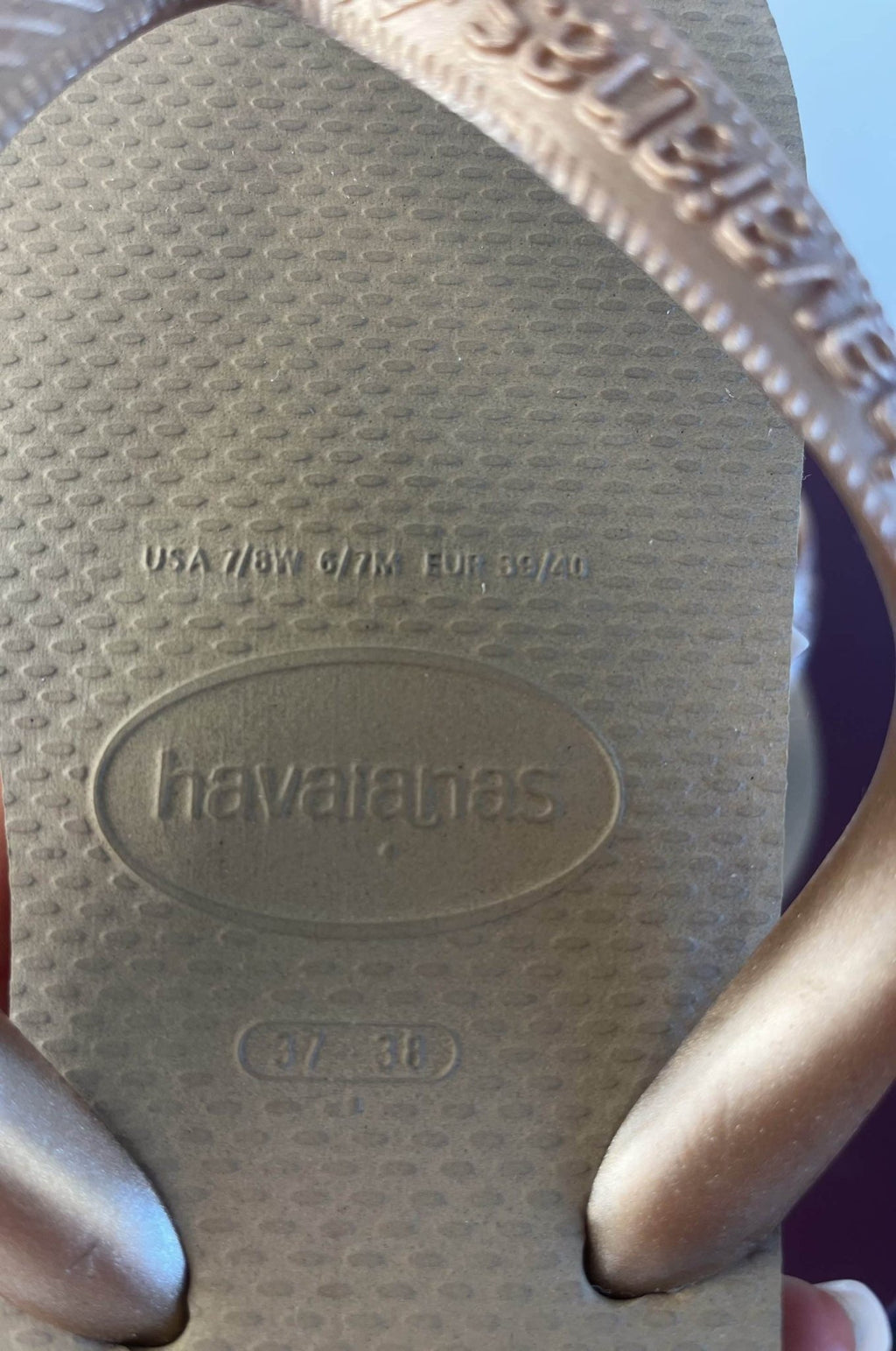 Havaianas Flip Flops - Metallic Bronze - kitround kitround product