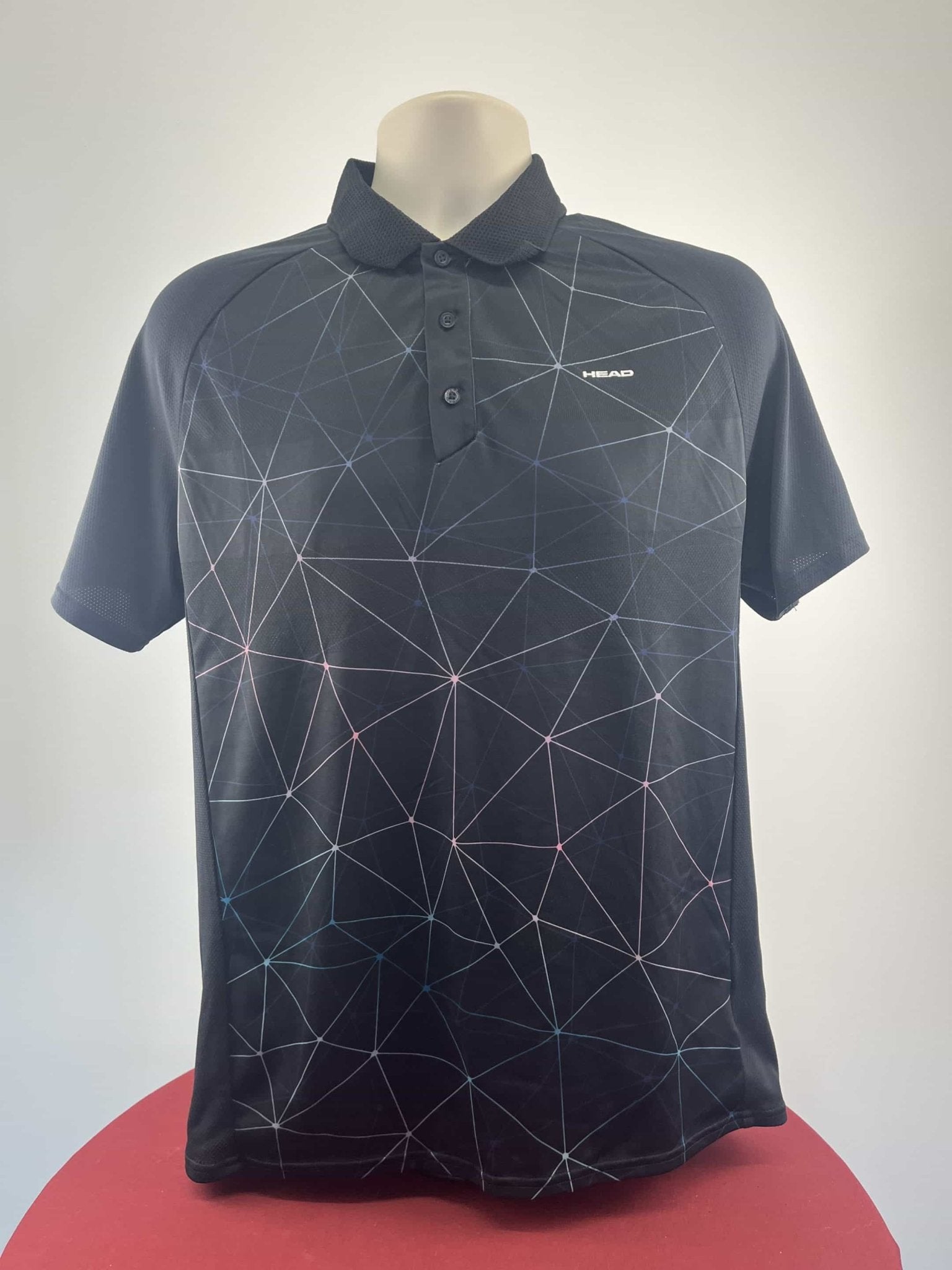 Head Black Graphic Polo Shirt - kitround kitround product