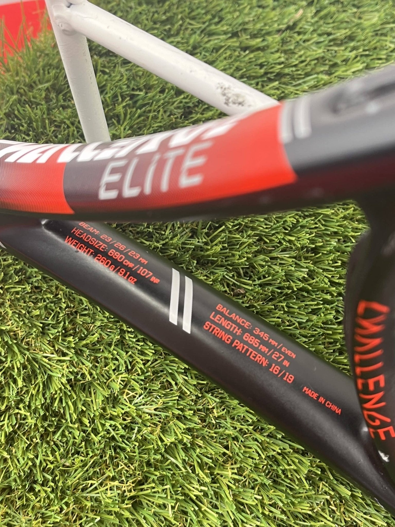 Head Challenge Elite Tennis Racket (re - gripped) - kitround kitround product