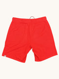 Head red sports shorts with adjustable drawstring waist and two side pockets. Made from breathable fabric.