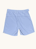 Head light blue athletic shorts with white side stripes and elastic waistband, ideal for tennis.