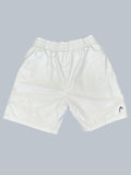 White Head tennis shorts with elastic waistband and black logo detail. Lightweight and breathable fabric.