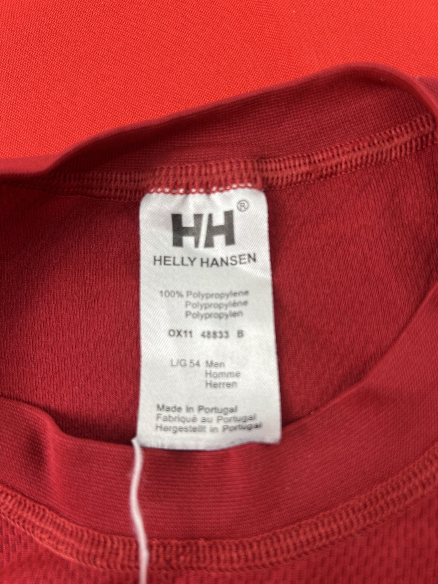 Helly Hansen Red Long Sleeve Sports Top - kitround kitround product