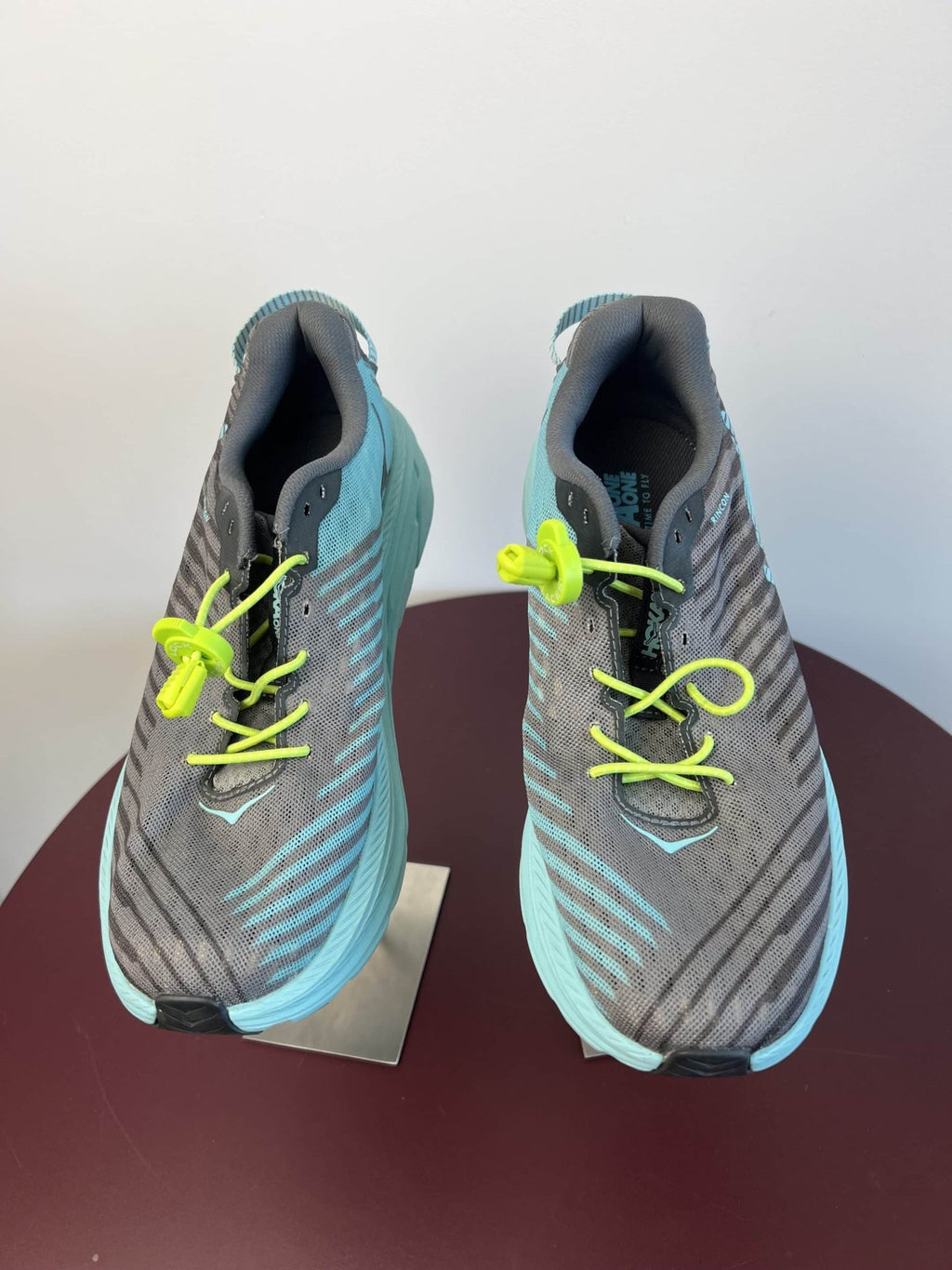 Hoka Running Shoes Grey/Aqua - kitround kitround product