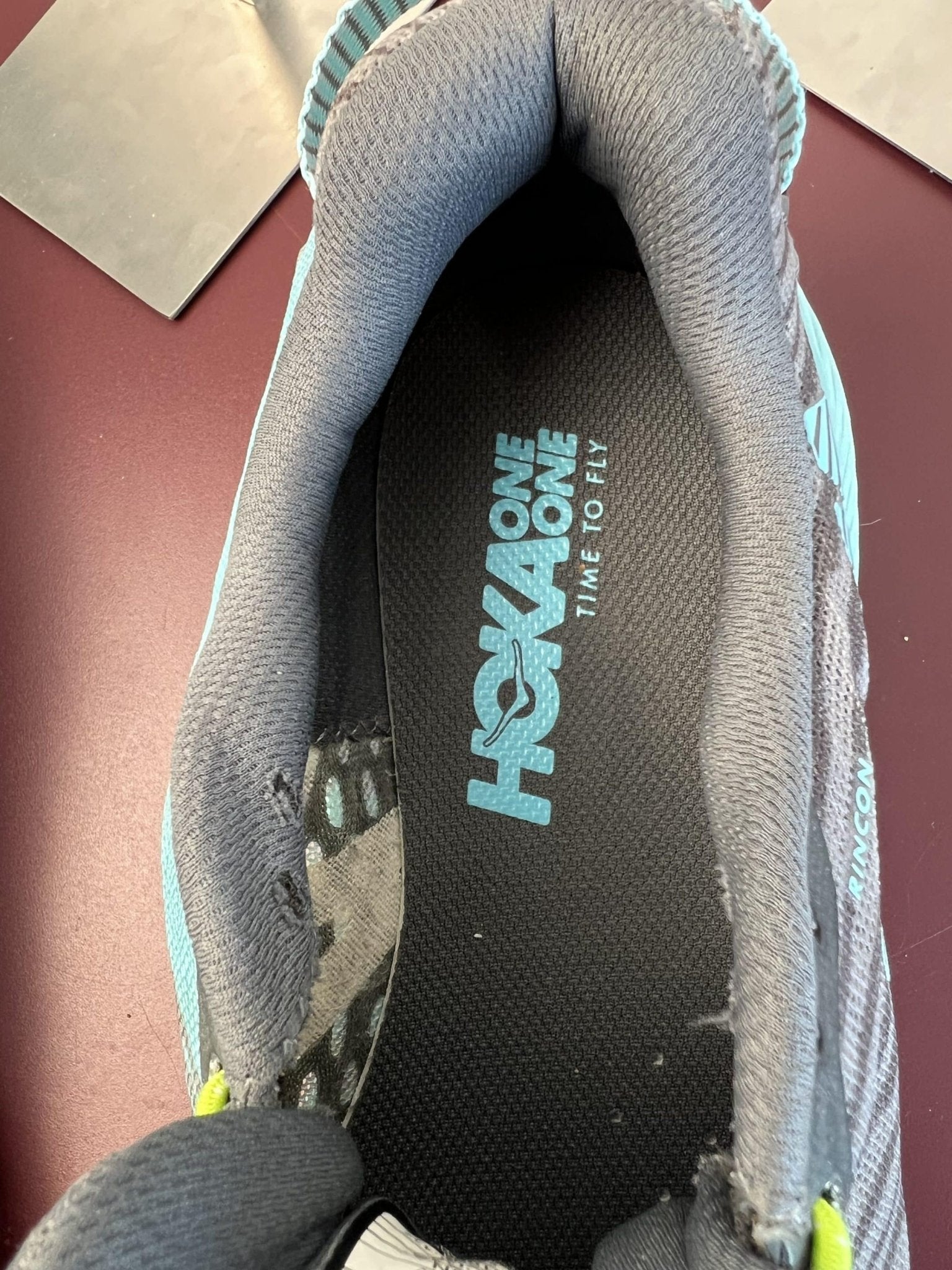 Hoka Running Shoes Grey/Aqua - kitround kitround product