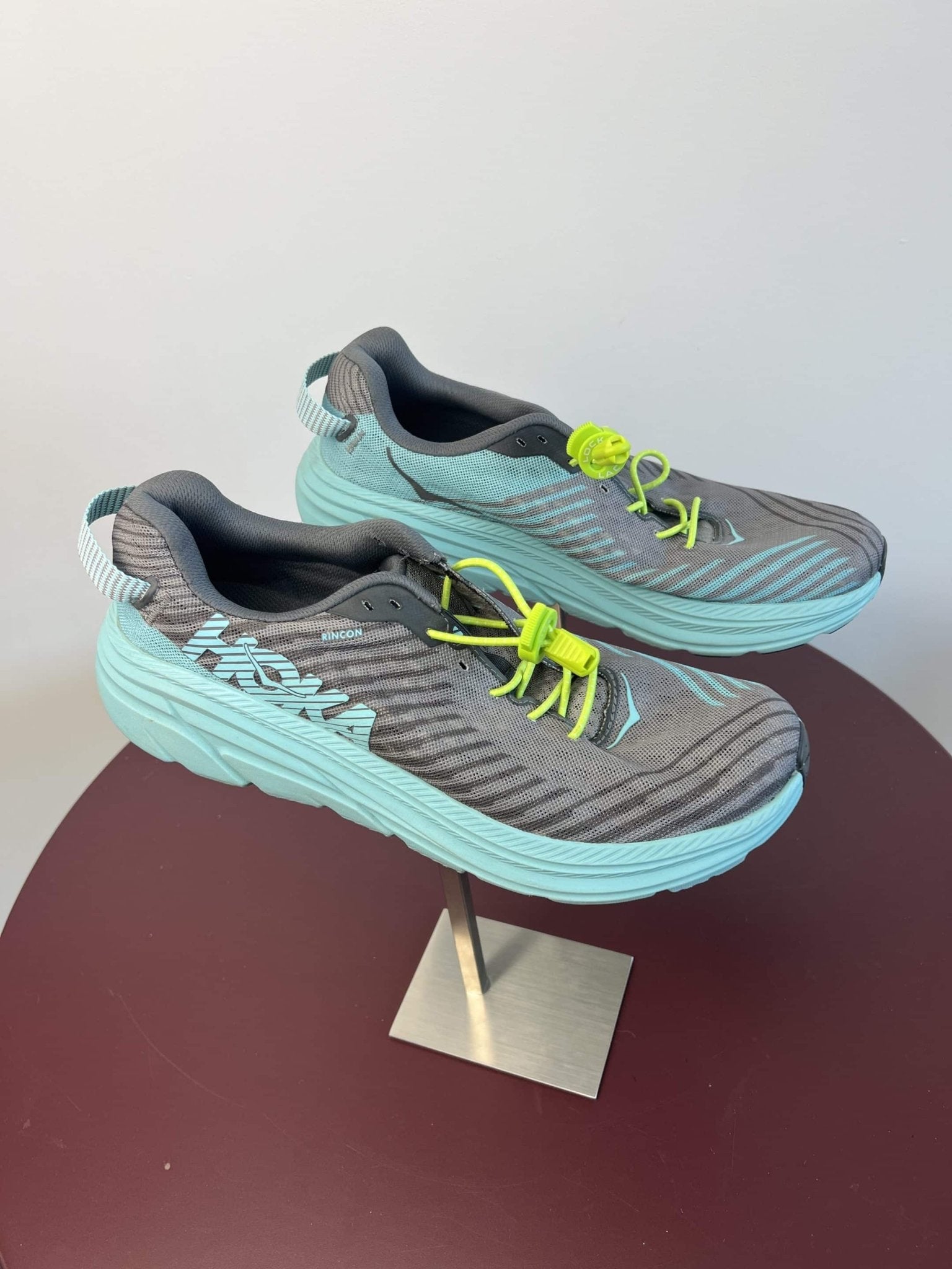 Hoka Running Shoes Grey/Aqua - kitround kitround product
