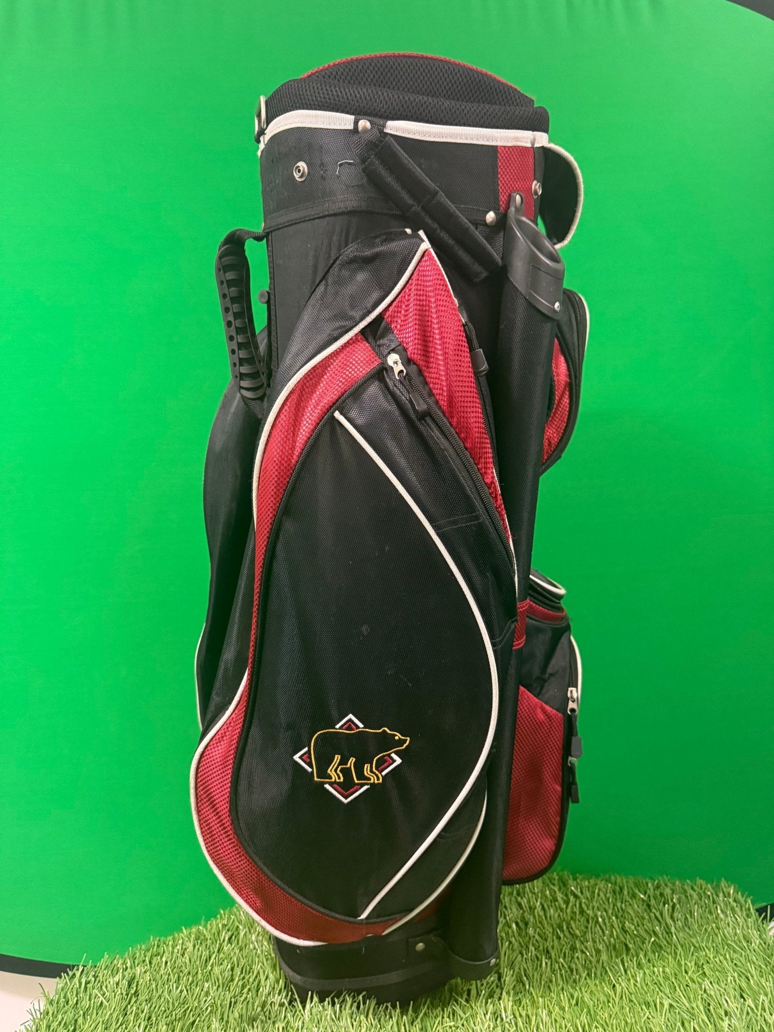 Jack Nicklaus Golden Bear Golf Cart Bag - Blue - Dark (Used) - kitround Foxhills