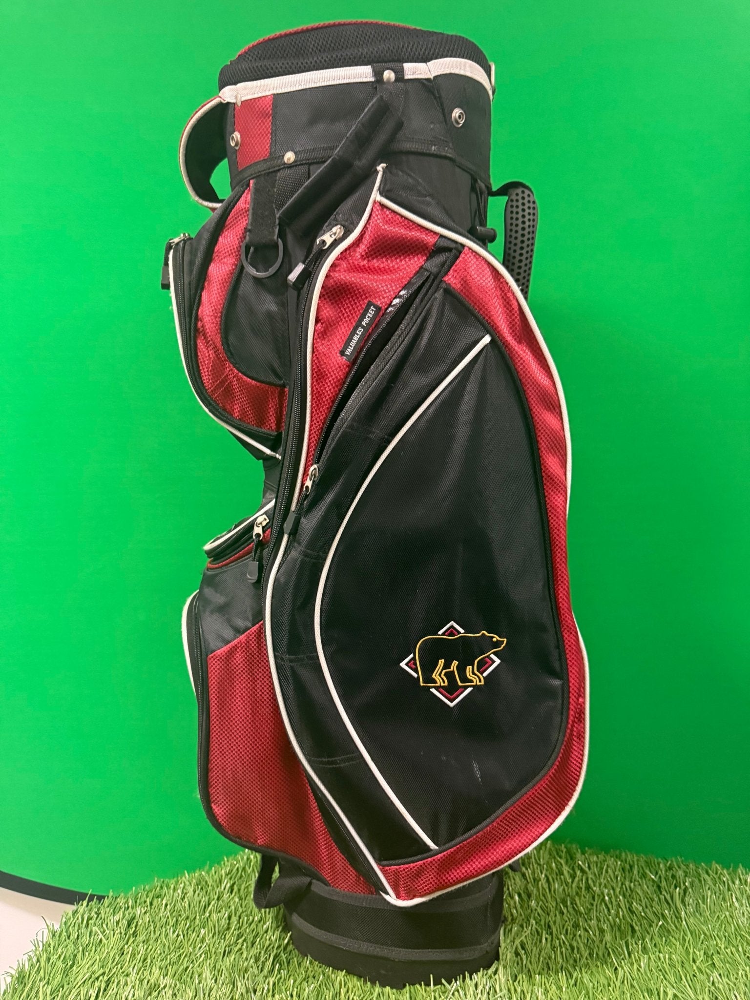 Jack Nicklaus Golden Bear Golf Cart Bag - Blue - Dark (Used) - kitround Foxhills