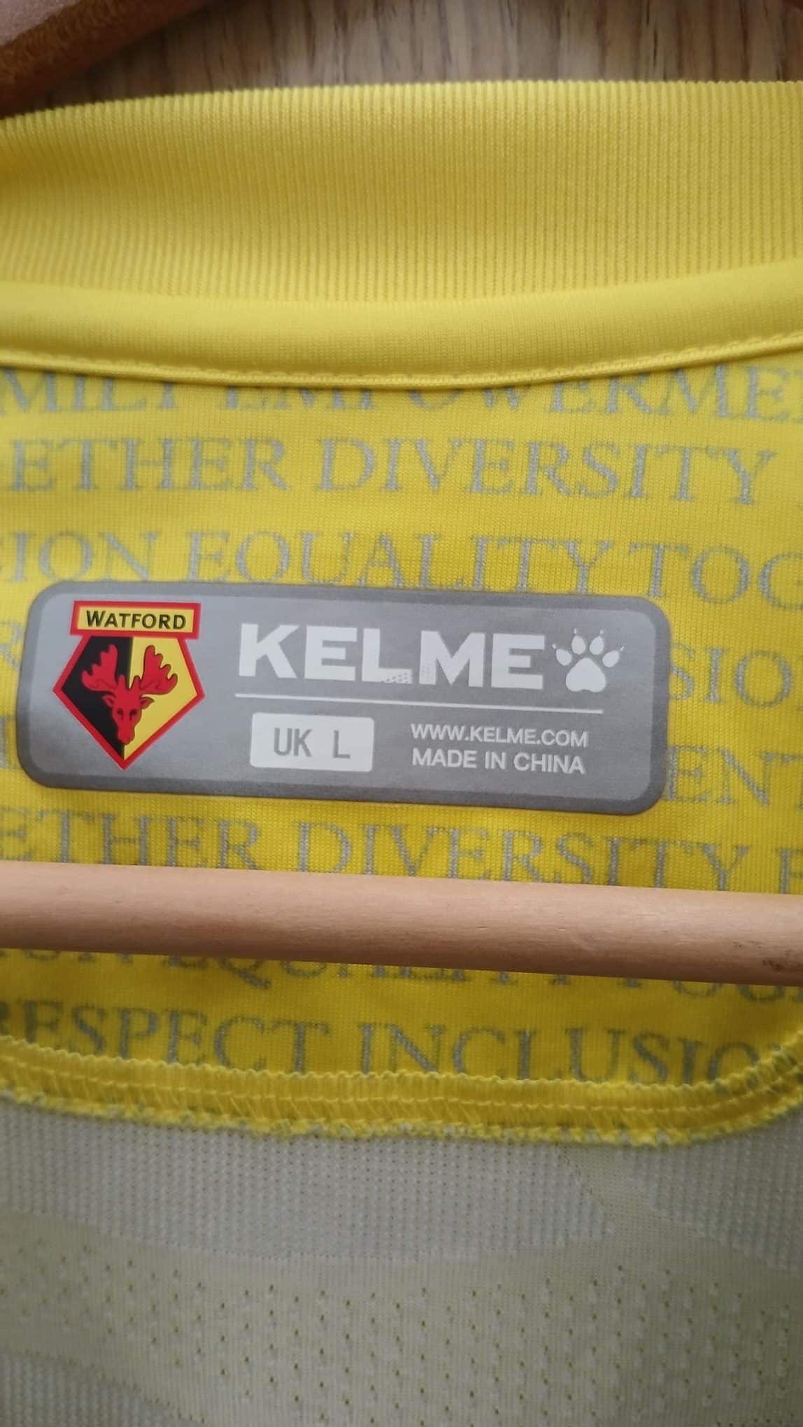 Kelme Watford FC Football Shirt - kitround kitround product