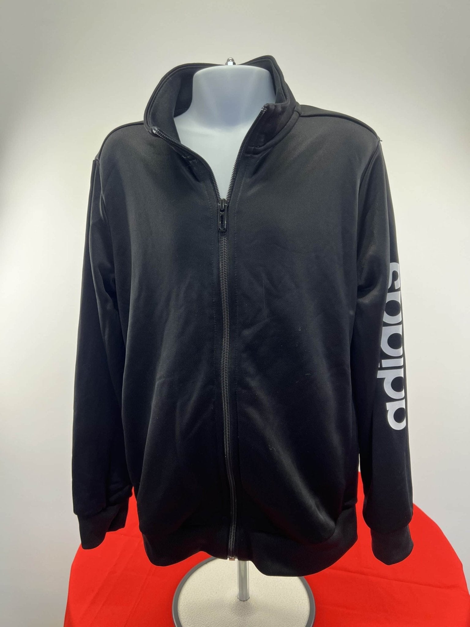 Kid’s adidas Black Zip - Up Jacket Age 9 - 10 yrs - kitround kitround product