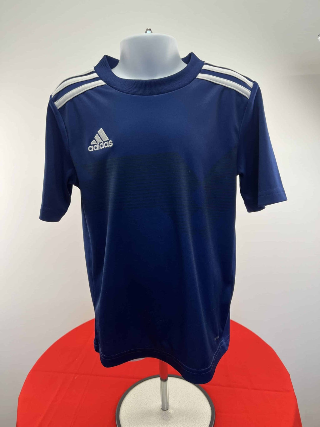 Kids Adidas Blue Football Shirt Age 7 - 8 - kitround kitround product